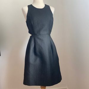 Madewell Metallic Gold Dot Dress